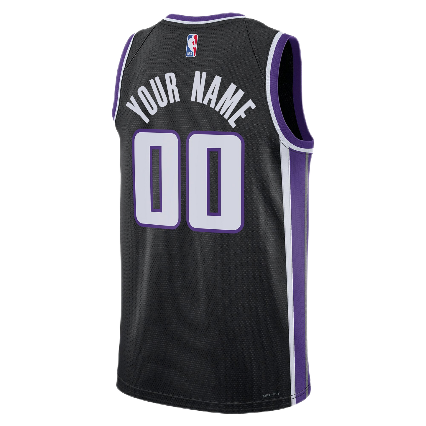 Personalized Sacramento Kings Black Icon Jersey