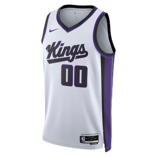 Personalized Sacramento Kings White Association Jersey