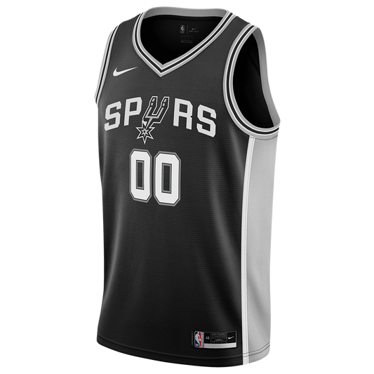 Personalized San Antonio Spurs Black Icon Jersey