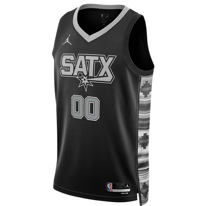 Personalized San Antonio Spurs Black Statement Jersey
