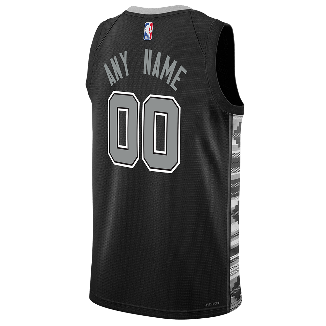 Personalized San Antonio Spurs Black Statement Jersey