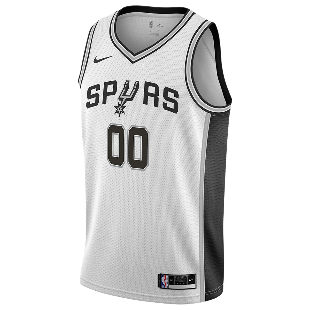 Personalized San Antonio Spurs White Association Jersey