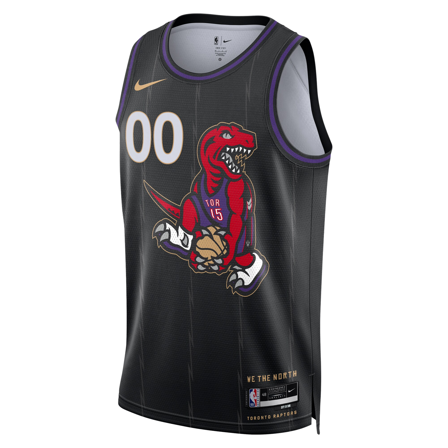 Custom Toronto Raptors Black City Edition Personalized Jersey