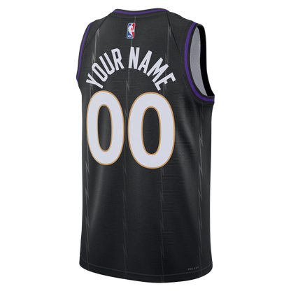 Custom Toronto Raptors Black City Edition Personalized Jersey