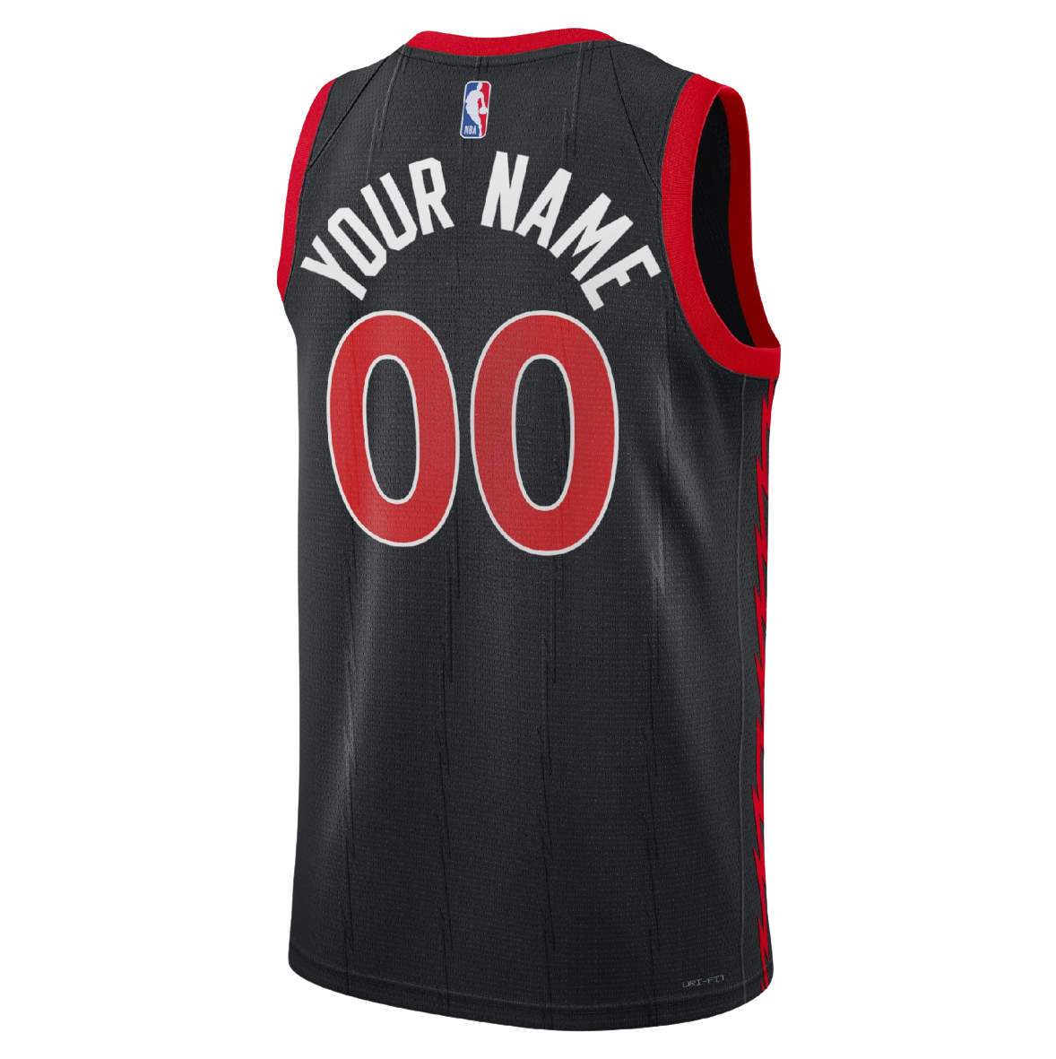 Custom Toronto Raptors Black Statement Personalized Jersey