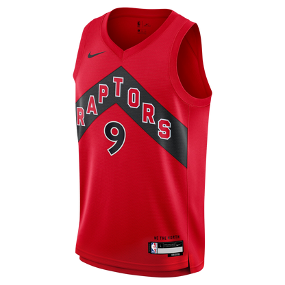 RJ Barrett #9 Toronto Raptors Red Icon basketball Jersey