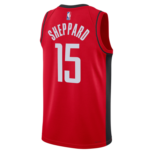 Reed Sheppard #15 Houston Rockets Red Icon Jersey