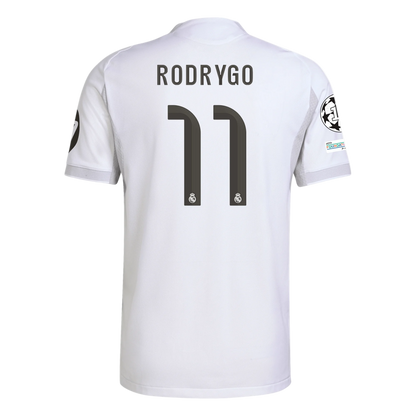 Rodrygo Silva #11 Real Madrid Home Jersey 25 26 - White Fan Version