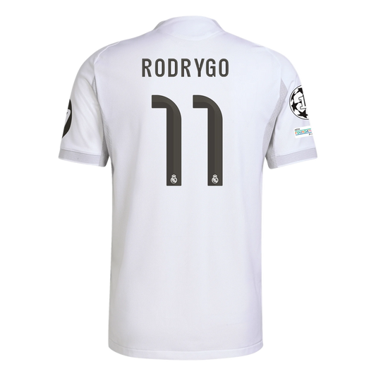 Rodrygo Silva #11 Real Madrid Home Jersey 25 26 - White Fan Version