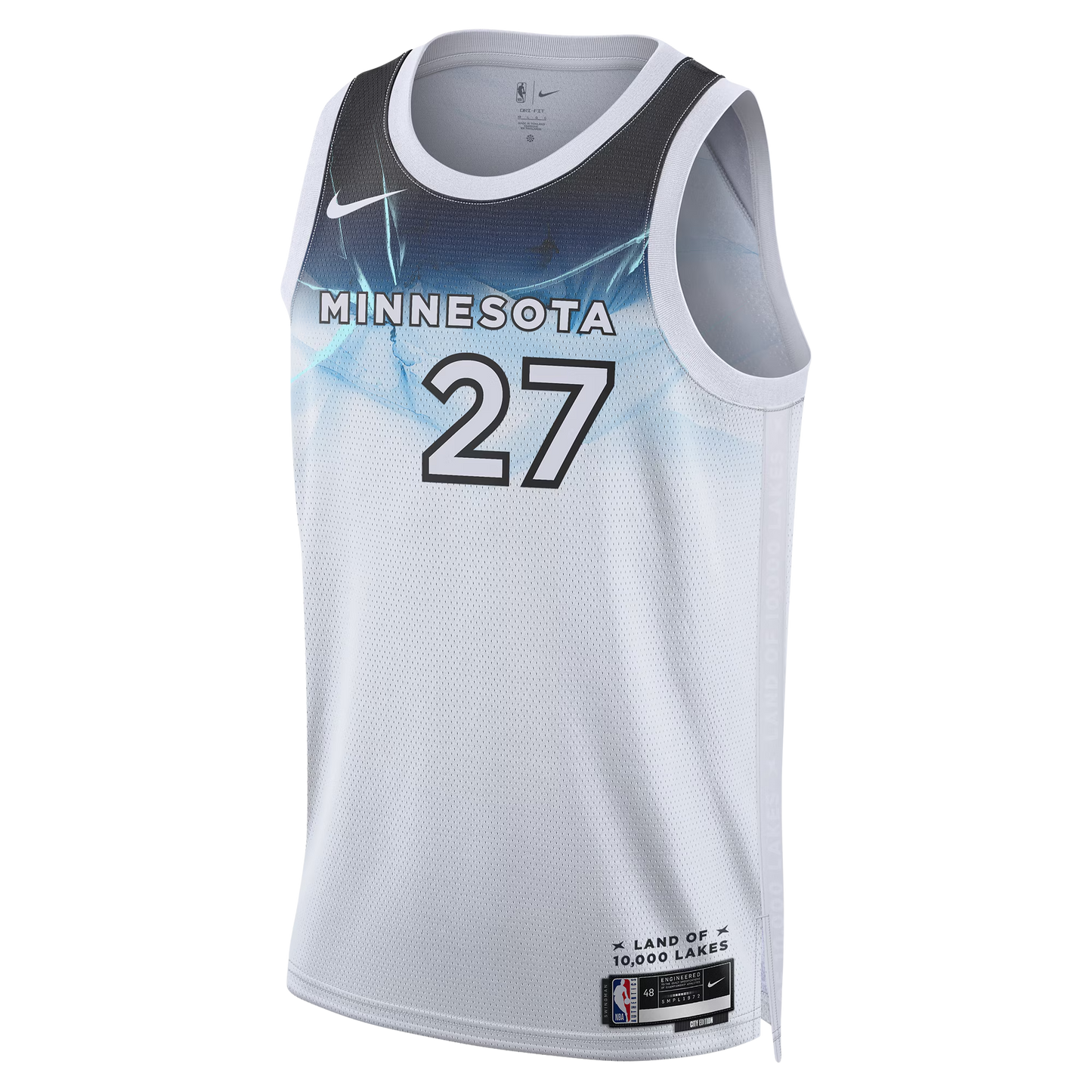 Rudy Gobert #27 Minnesota Timberwolves White City Edition Jersey