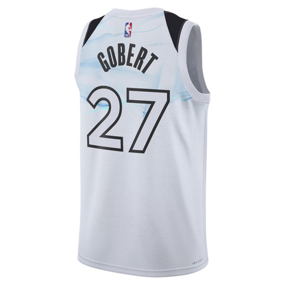 Rudy Gobert #27 Minnesota Timberwolves White City Edition Jersey