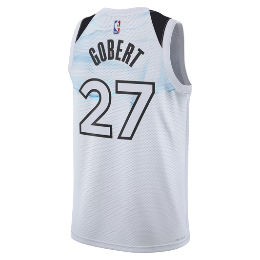 Rudy Gobert #27 Minnesota Timberwolves White City Edition Jersey
