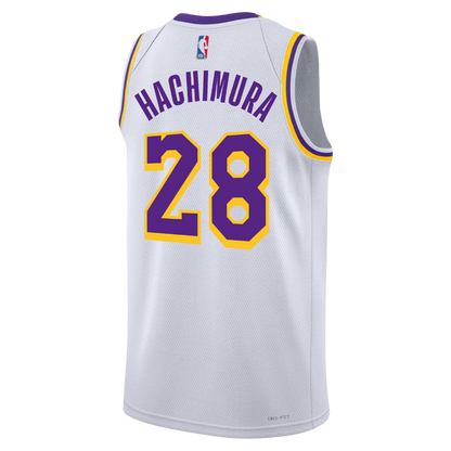 Rui Hachimura #28 Los Angeles Lakers White Association Jersey