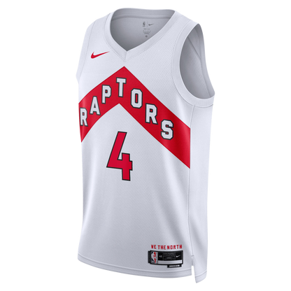 Scottie Barnes #4 Toronto Raptors White Association Jersey