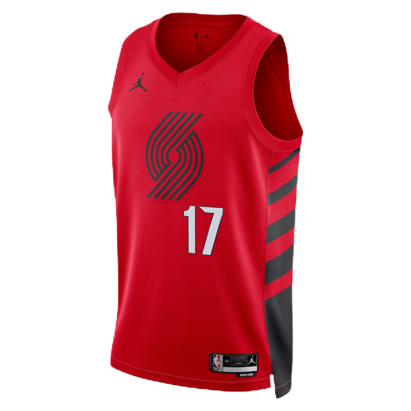 Shaedon Sharpe #17 Portland Trail Blazers Red Statement Jersey