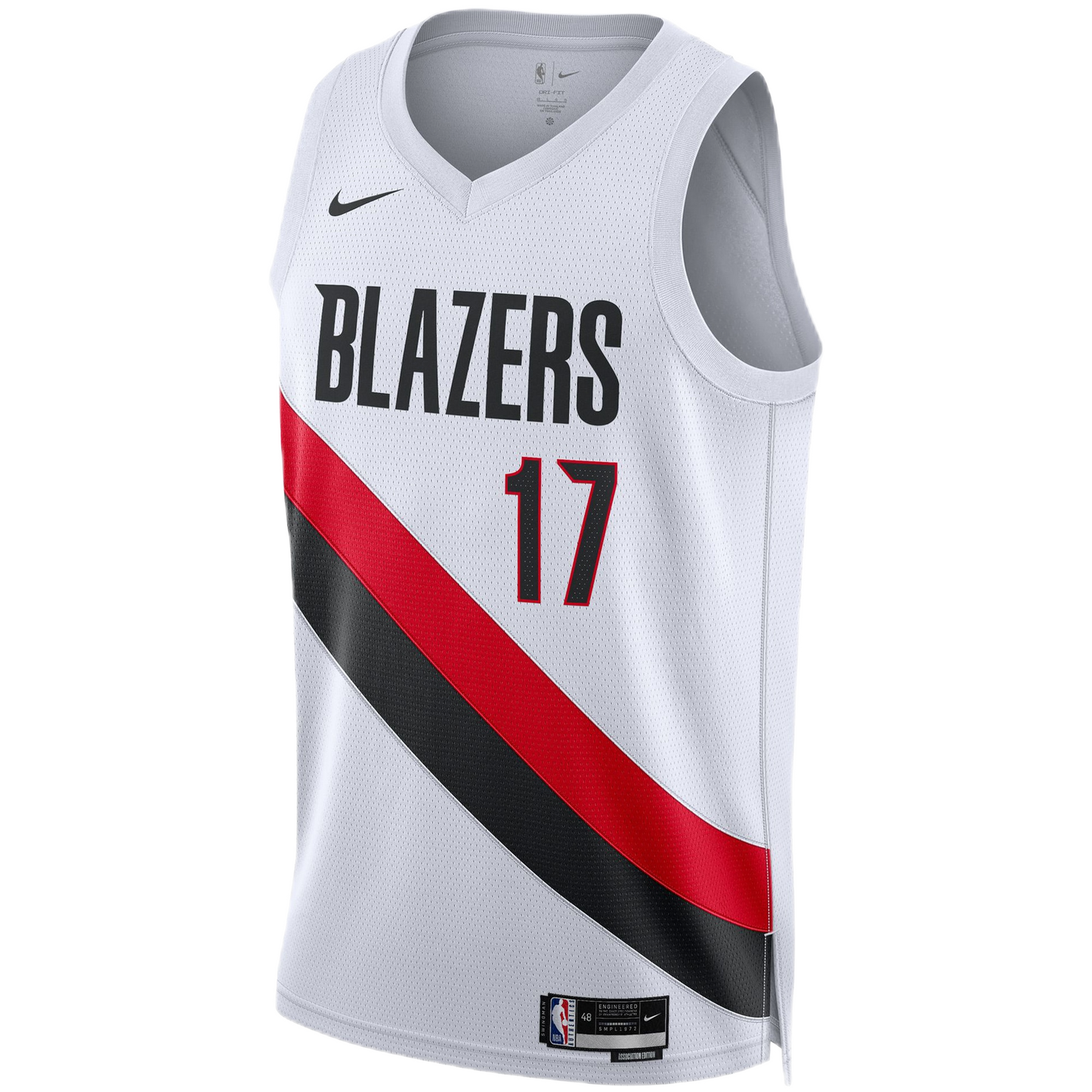 Shaedon Sharpe #17 Portland Trail Blazers White Association Jersey