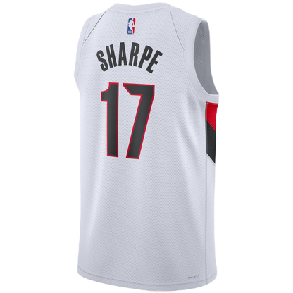 Shaedon Sharpe #17 Portland Trail Blazers White Association Jersey