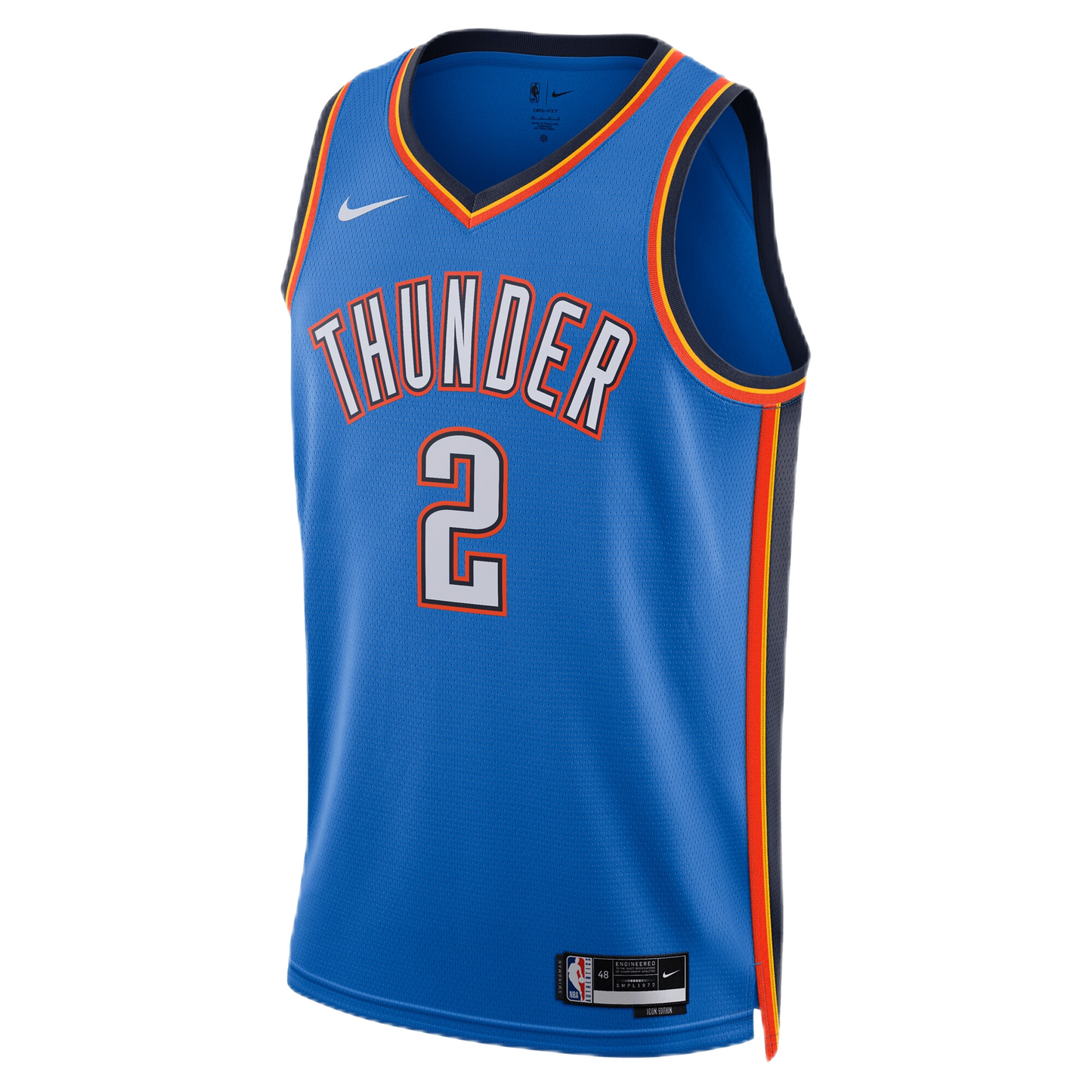 Shai Gilgeous-Alexander #2 Oklahoma City Thunder Blue Icon Jersey