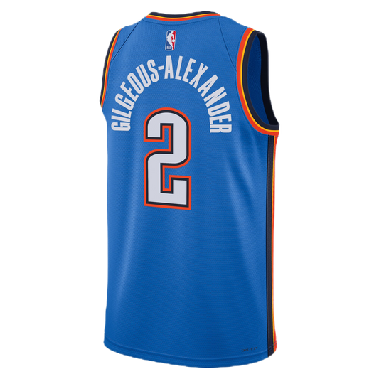 Shai Gilgeous-Alexander #2 Oklahoma City Thunder Blue Icon Jersey