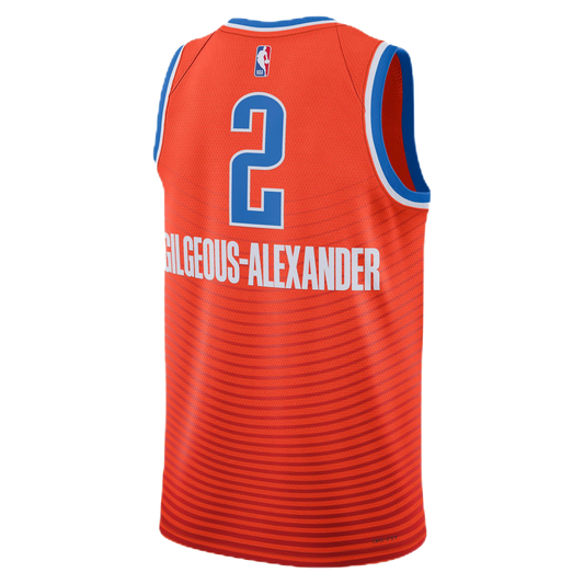 Shai Gilgeous-Alexander #2 Oklahoma City Thunder Orange Statement Jersey