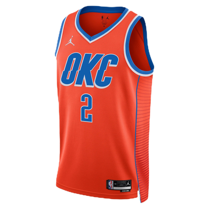 Shai Gilgeous-Alexander #2 Oklahoma City Thunder Orange Statement Jersey