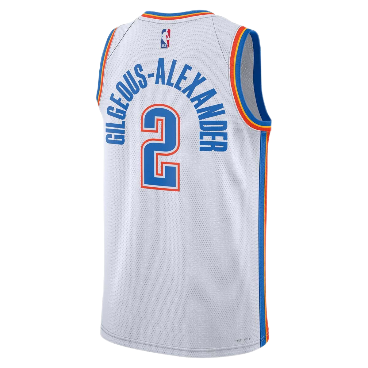 Shai Gilgeous-Alexander #2 Oklahoma City Thunder White Association Jersey