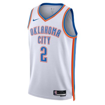 Shai Gilgeous-Alexander #2 Oklahoma City Thunder White Association Jersey
