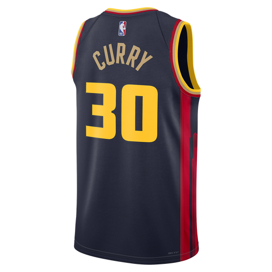 Stephen Curry #30 Golden State Warriors Navy City Edition Jersey