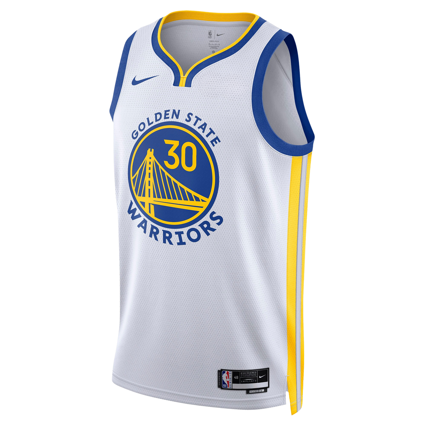Stephen Curry #30 Golden State Warriors White Association Jersey