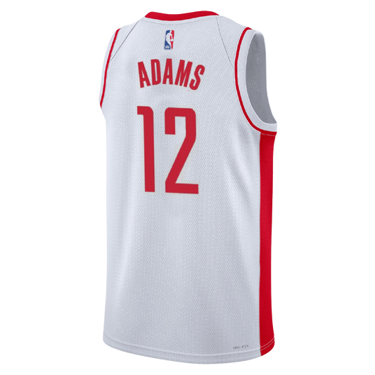 Steven Adams #12 Houston Rockets White Association Jersey
