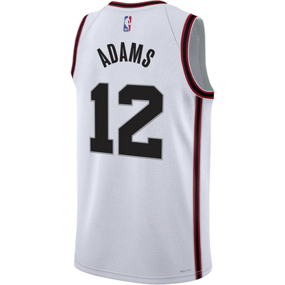 Steven Adams #12 Houston Rockets White City Edition Basketball Jersey