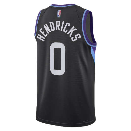 Taylor Hendricks #0 Utah Jazz Black Statement Jersey