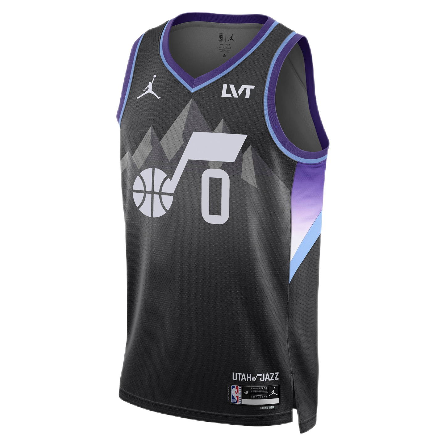 Taylor Hendricks #0 Utah Jazz Black Statement Jersey