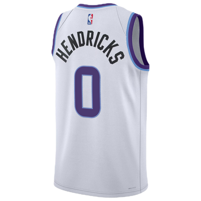 Taylor Hendricks #0 Utah Jazz White Association Jersey