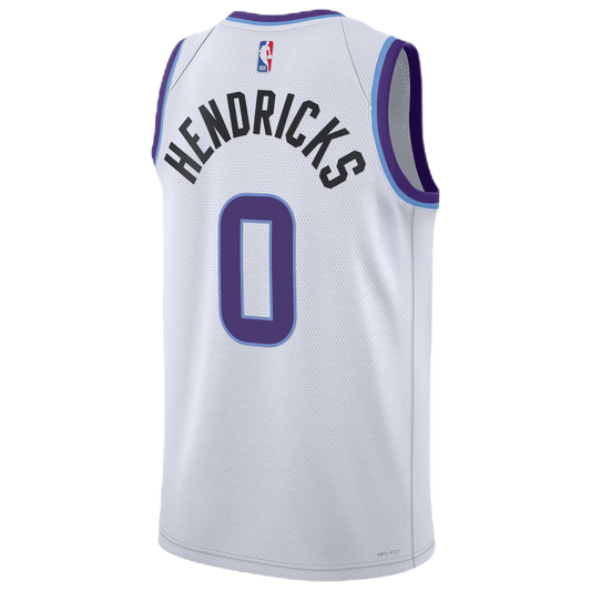 Taylor Hendricks #0 Utah Jazz White Association Jersey