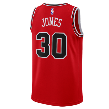 Tre Jones #30 Chicago Bulls Red Icon Jersey