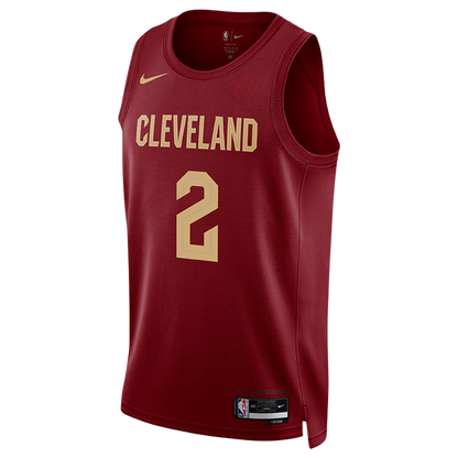 Ty Jerome #2 Cleveland Cavaliers Burgundy Icon Jersey