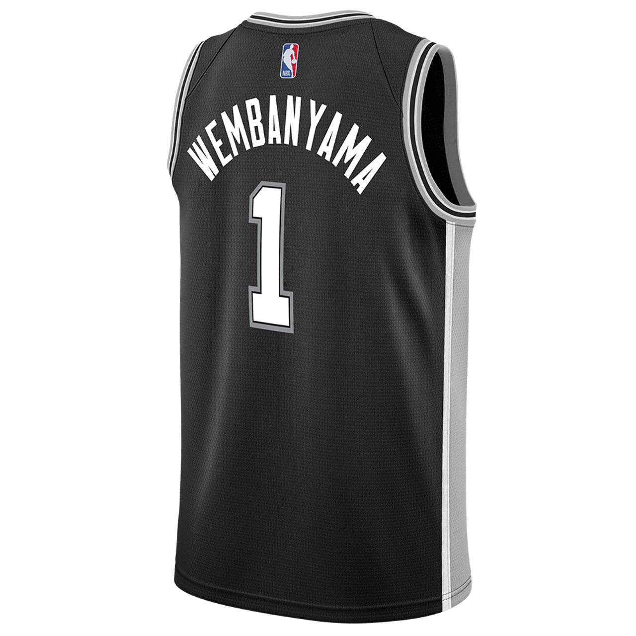 Victor Wembanyama #1 San Antonio Spurs Black Icon Jersey