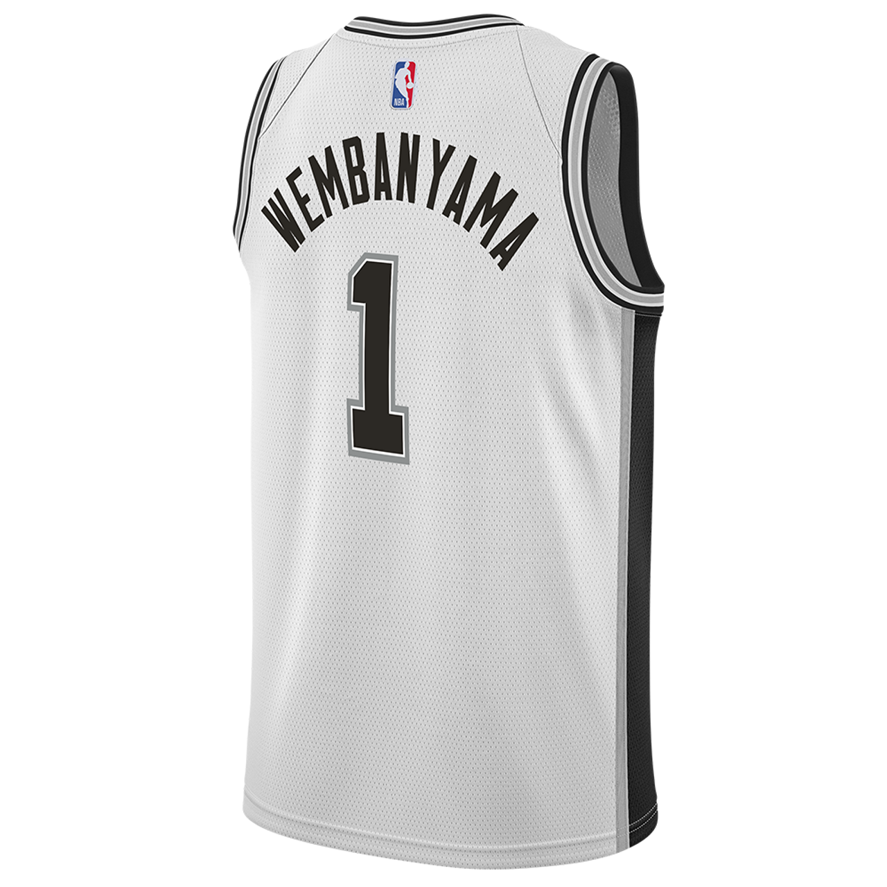 Victor Wembanyama #1 San Antonio Spurs White Association Jersey