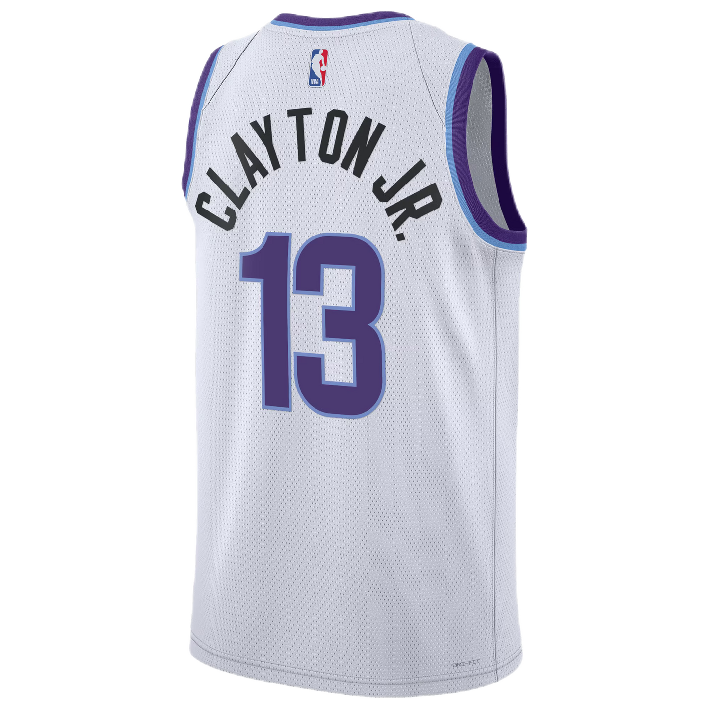 Walter Clayton Jr. #13 Utah Jazz White Association Jersey