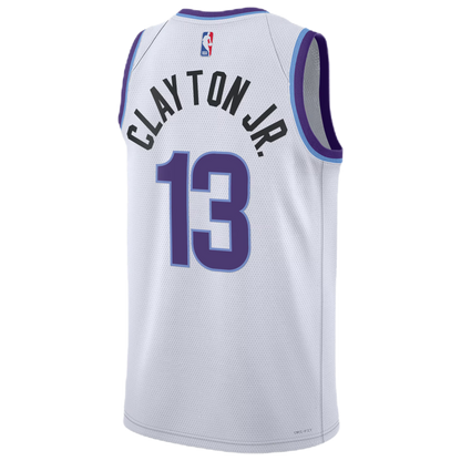 Walter Clayton Jr. #13 Utah Jazz White Association Jersey