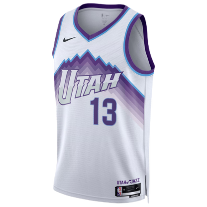 Walter Clayton Jr. #13 Utah Jazz White Association Jersey