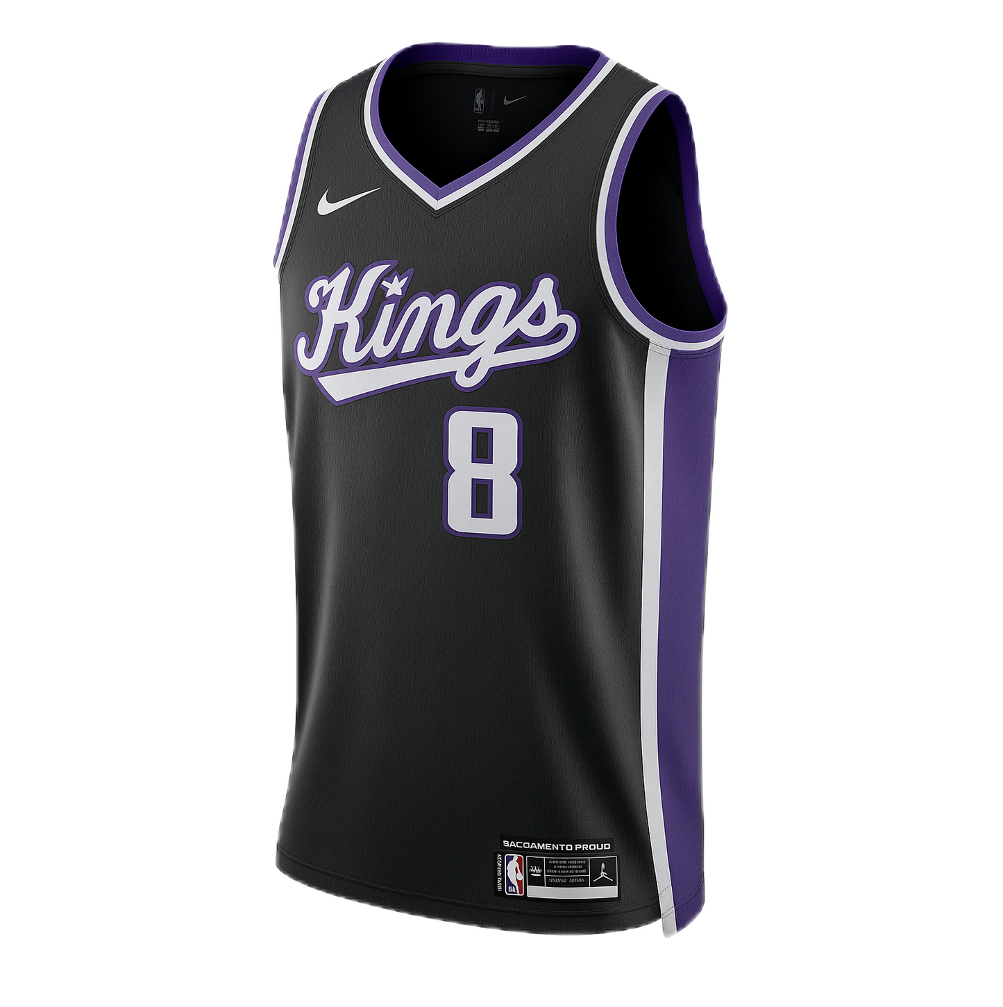 Zach LaVine #8 Sacramento Kings Black Icon Jersey