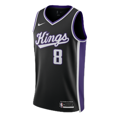 Zach LaVine #8 Sacramento Kings Black Icon Jersey