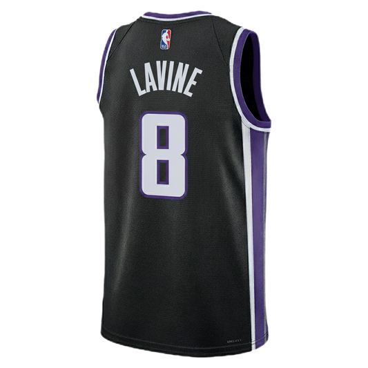 Zach LaVine #8 Sacramento Kings Black Icon Jersey