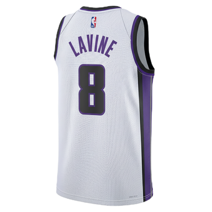 Zach LaVine #8 Sacramento Kings White Association Jersey