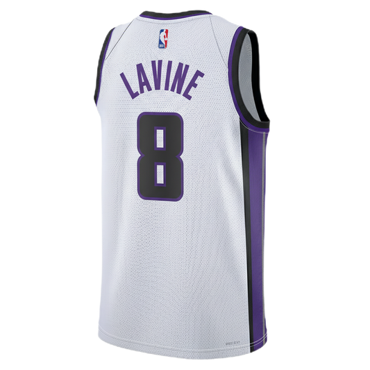 Zach LaVine #8 Sacramento Kings White Association Jersey