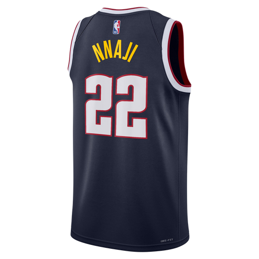 Zeke Nnaji #22 Denver Nuggets Navy Icon Jersey