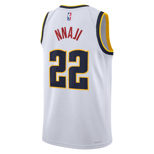 Zeke Nnaji #22 Denver Nuggets White Association Jersey