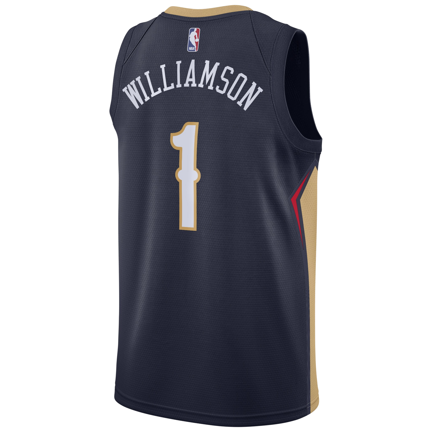 Zion Williamson #1 New Orleans Pelicans Navy Icon Jersey